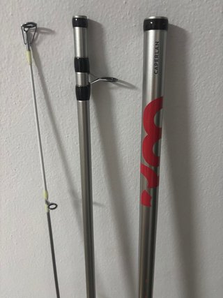 Pareja cañas Caperlan Surfcasting 4,20 tubulares