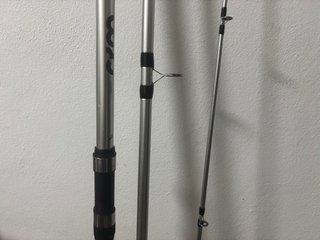 Pareja cañas Caperlan Surfcasting 4,20 tubulares
