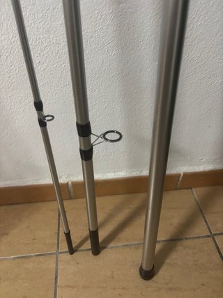 Pareja cañas Caperlan Surfcasting 4,20 tubulares