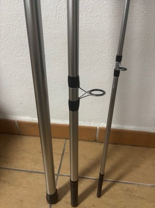 Pareja cañas Caperlan Surfcasting 4,20 tubulares