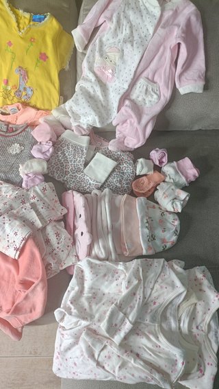 Lote Ropa Bebé Niña 0-9 Meses