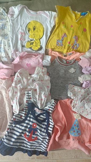 Lote Ropa Bebé Niña 0-9 Meses