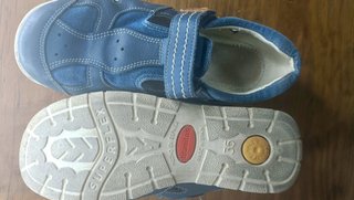 Sandalias niño Titanitos T35 verano. Azul.