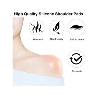 Almohadillas hombro silicona autoadhesivas push up