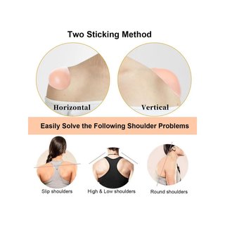 Almohadillas hombro silicona autoadhesivas push up