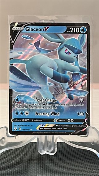Glaceon V 038 Crown Zenith Ingles