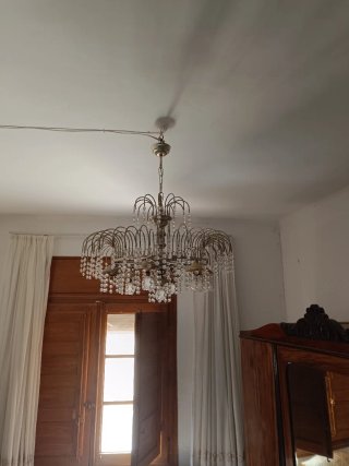 Lampade Vintage Dorate e Trasparenti