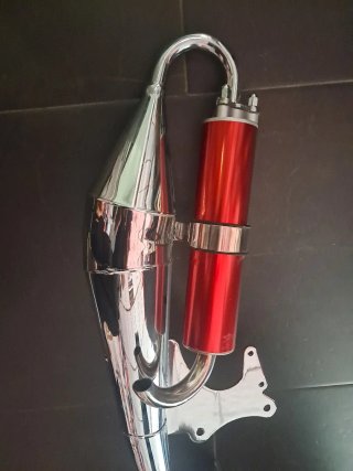 Tubo de escape Yamaha minarelli