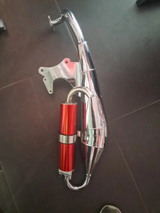 Tubo de escape Yamaha minarelli