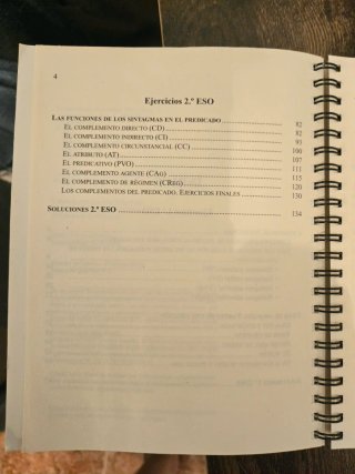 Ejercicios de Sintaxis 1º y 2º para ESO. CHULETAS