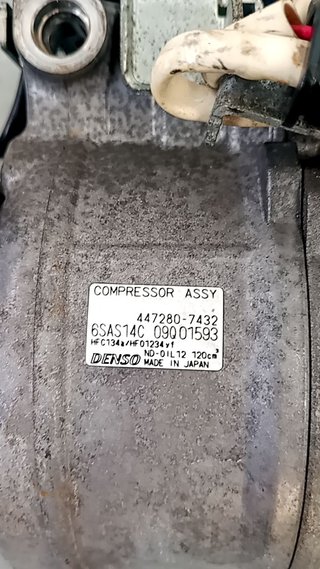 COMPRESOR AIRE ACONDICIONADO Renault Clio IV (2012->)