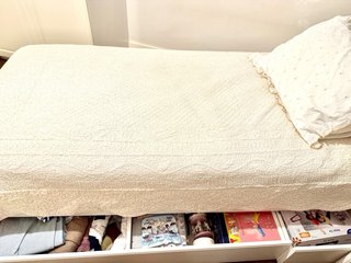 Cama Malm 90x200 + somier + colchón