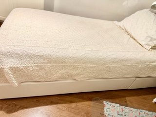 Cama Malm 90x200 + somier + colchón
