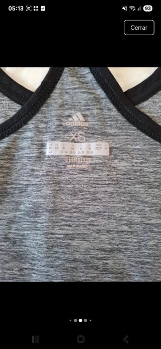 Camiseta deportiva Adidas Talla XS
