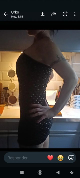 Vestido negro con brillantes