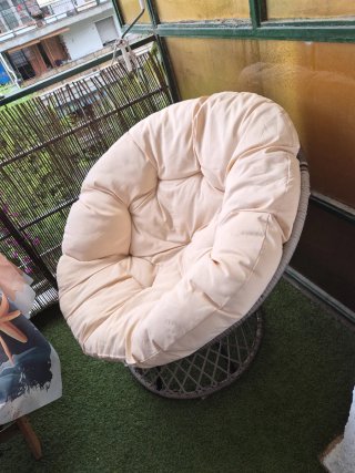 Sillón Papasan Beige