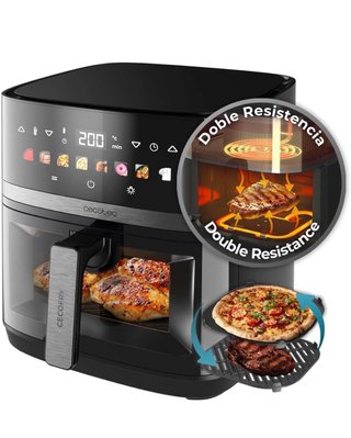 Freidora Cecotec Grill Duoheat 8L