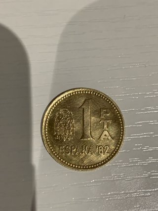 Moneda 1 Peseta España 1982
