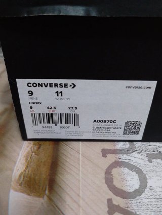 Converse Chuck Taylor Tg 42.5 unisex