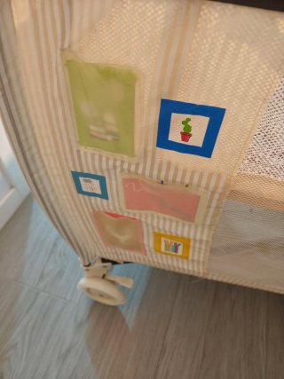 Cuna de viaje plegable