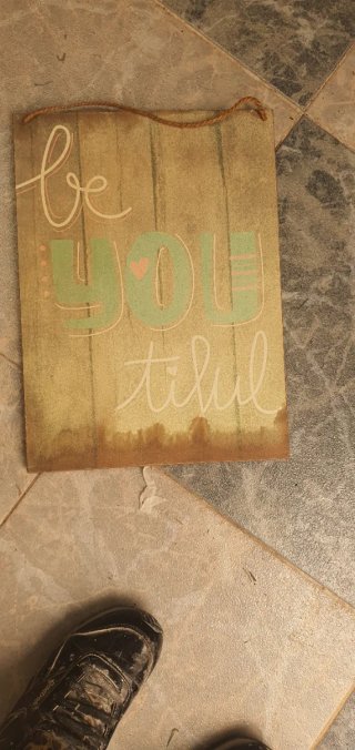 Cuadro Decorativo Be You Madera