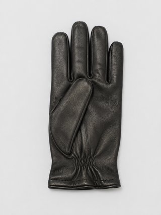 Guantes de cuero negros talla L