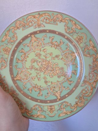 Piatto Versace decorato