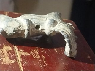 Caballo de juguete antiguo estilo romano