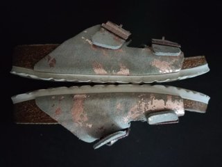 Sandali Birkenstock Arizona Oro metallizzato