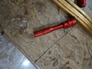 Pomello cambio 6 marce rosso