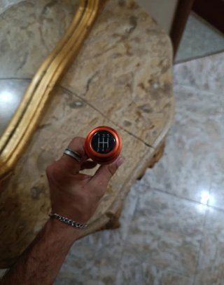 Pomello cambio 6 marce rosso