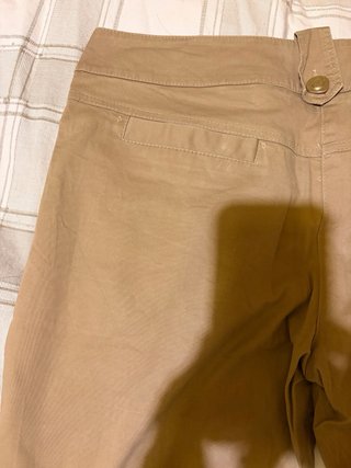 Bermuda pantaloni vintage beige/marrone