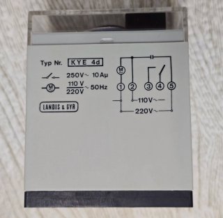 Reloj Programador Landis & Gyr KYE 4