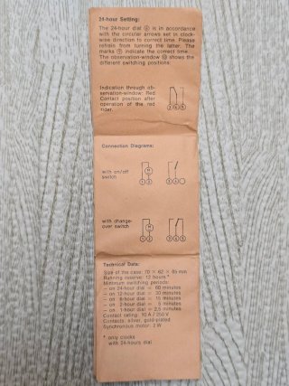 Reloj Programador Landis & Gyr KYE 4
