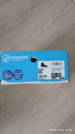 Botas de seguridad Robusta Talla 43. S3+CI+HI+SRC.