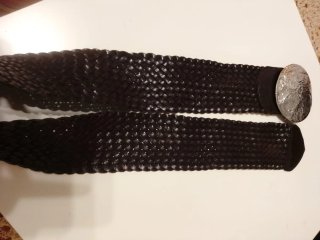Cinturón de piel