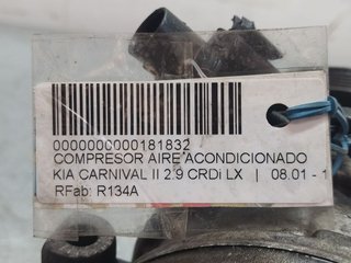 COMPRESOR AIRE ACONDICIONADO KIA CARNIVAL II 2.9 CRDi LX