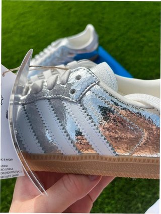 Adidas Samba OG Plata Metalizado Taglia 38