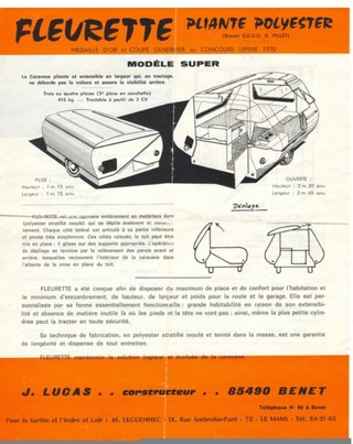 Caravana plegable 1970