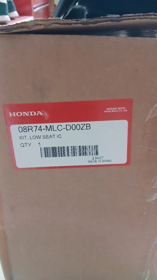 Asiento Bajo Honda Transalp Negro