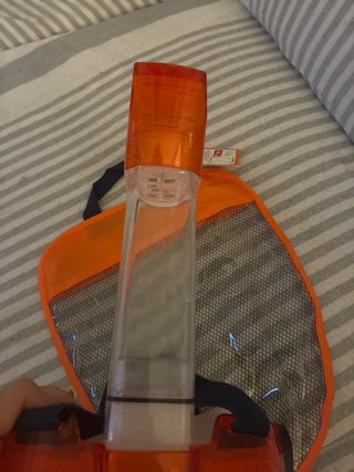 Máscara de snorkel naranja