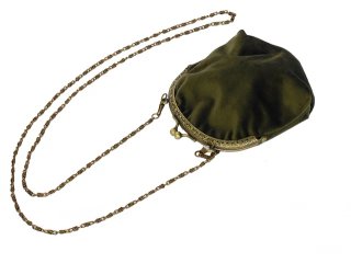 Bolso terciopelo verde - NUEVO, A ESTRENAR.