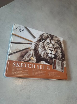 Set Disegno Professionale Creative Artist 22 Pezzi