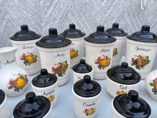 Juego de especieros de cocina
