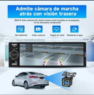 Radio Coche Pantalla Táctil 1 DIN CarPlay/Android