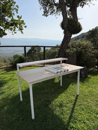 Scrivania da Gaming con Mensola 120x60