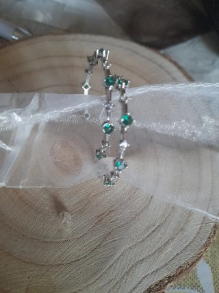 Aros Plata 925 Circonitas Verdes