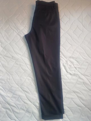 Pantalón de vestir de pinza negro