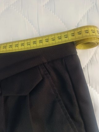 Pantalón de vestir de pinza negro