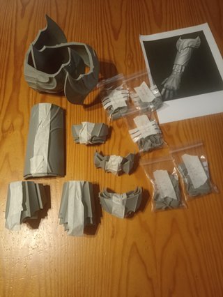 Guanti, gomiti e bracciali Rey Brujo Cosplay 1:1